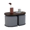Picture of BENEDIC Coffee table+stool DBN/GY