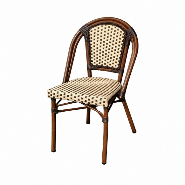 Picture of Outdoor chair White and Black