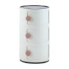 Picture of CHOUYA 3-Tier round cabinet H58 BE/BN