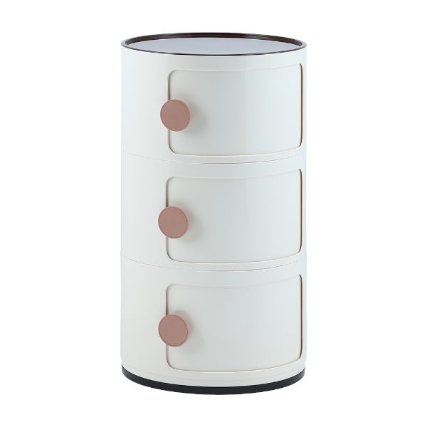 Picture of CHOUYA 3-Tier round cabinet H58 BE/BN