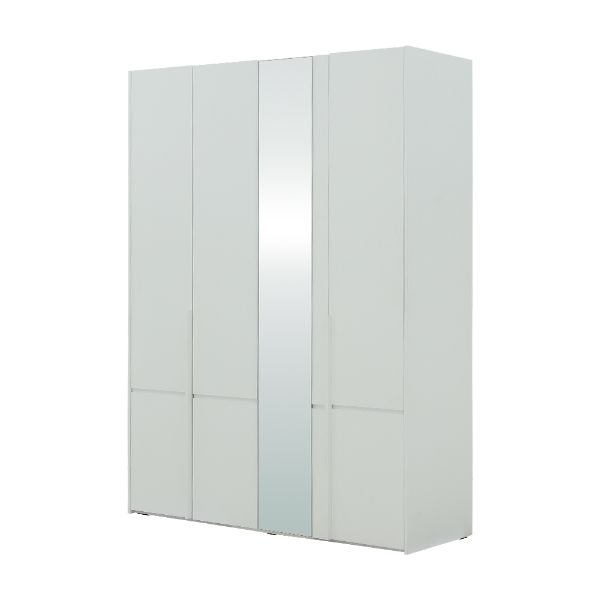 Picture of MELTON Wardrobe 4dr+Mirror WT