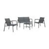 Picture of FIJI Textilene sofa set of 4 DGY