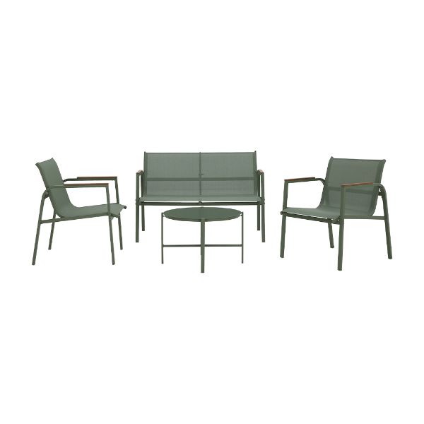 Picture of FIJI Textilene sofa set of 4 GN