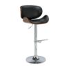 Picture of GAVIN Bar stool WN/BK