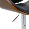 Picture of GAVIN Bar stool WN/BK