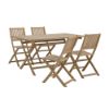 Picture of MALDIVES Realwood dining set of 5 NT