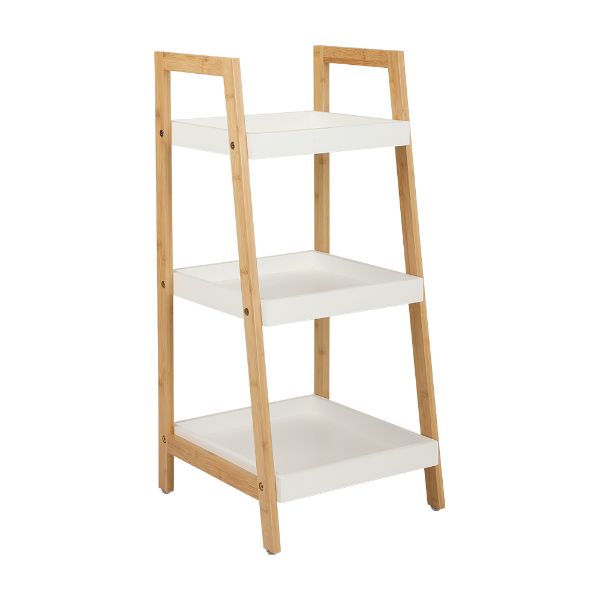 Picture of NORA 3-Tier bath shelf 35x35x77 WT/NT