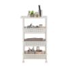 Picture of MIYA 4-Tier bath trolley 21.5x48x82.7 WT