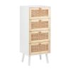 Picture of CATALIN 4 Tier drawer H90 WT/NT