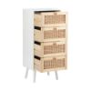 Picture of CATALIN 4 Tier drawer H90 WT/NT