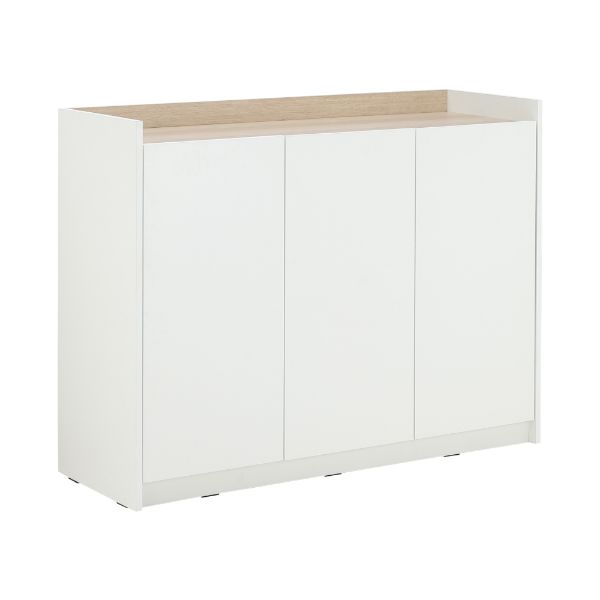 Picture of  TOMS Shoe cabinet 3dr.120cm. WT/LO15