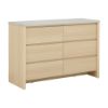 Picture of TRAVIND Chest of 6 dr. 120cm. NT/GYT
