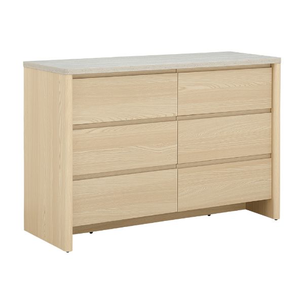 Picture of TRAVIND Chest of 6 dr. 120cm. NT/GYT