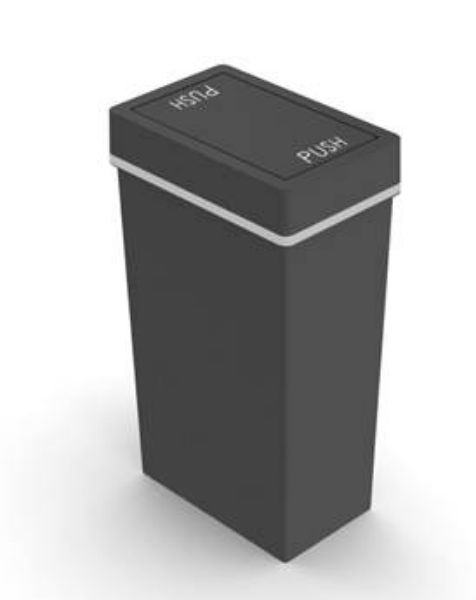 Picture of SLIM Swing bin 40 Litre BK