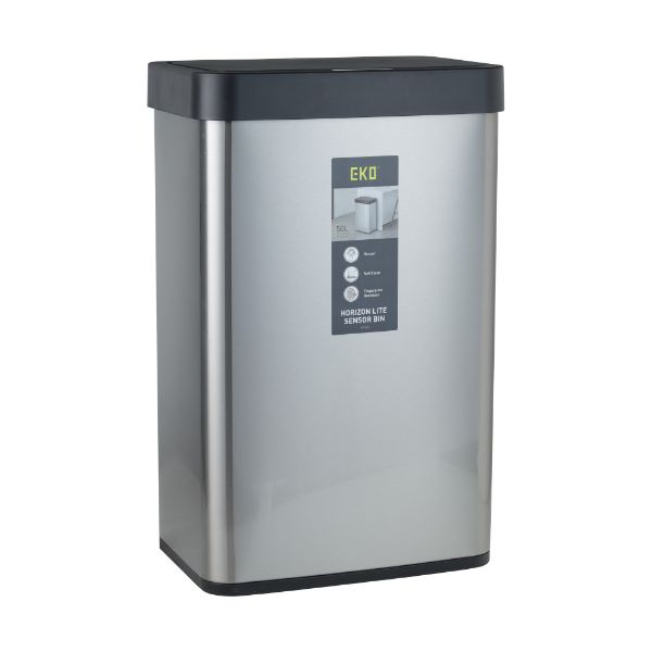 Picture of EKO Sensor bin 50L SV/BK