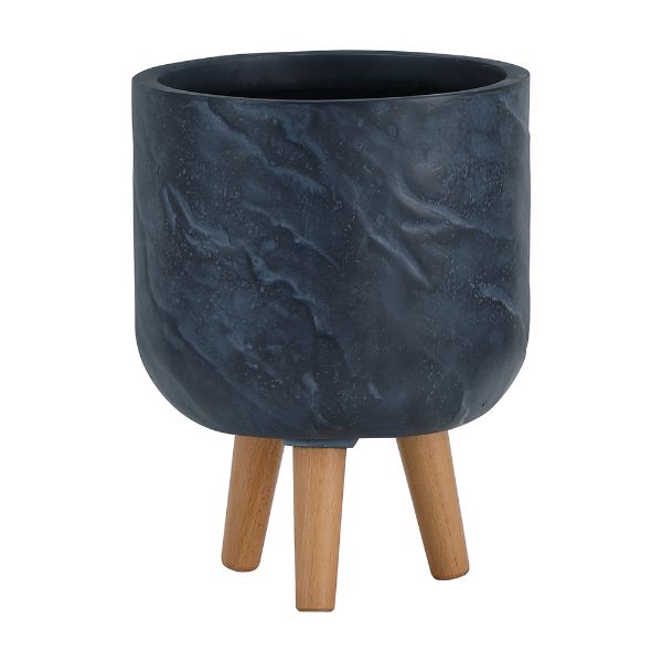 Picture of POTTER Plant pot+stand D24.5xH34 DGY