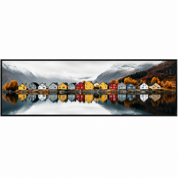 Picture of HESENLY Picture with frame 140x50cm. MTC