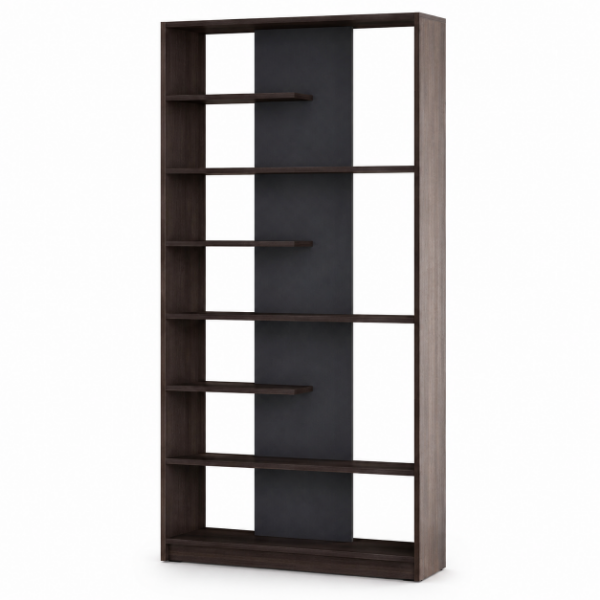 Picture of ZIGZAG Open shelf 80cm WN/BK