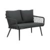 Picture of *LUGAN Rope sofa set of 4 DGY