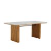 Picture of GARY MB&ST dining table 180cm WT/NT