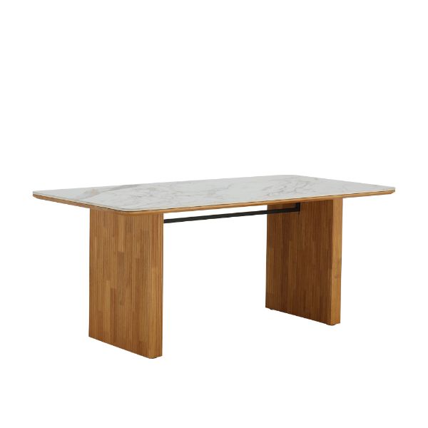 Picture of GARY MB&ST dining table 180cm WT/NT