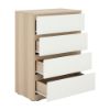 Picture of VOW-P Chest of 4 drawers LO15/WT