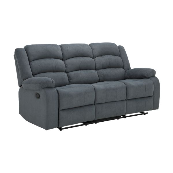 Picture of JAYDEN Fabric manual recliner 3/S DGY
