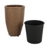 Picture of DOLTON Wicker plant pot H42cm LBN