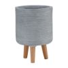 Picture of CLEVER Plant pot+stand D24xH35 LGY
