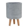 Picture of CLEVER Plant pot+stand D24xH35 LGY