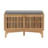 Picture of KINOBI Shoe cabinet w/seat NT/GY