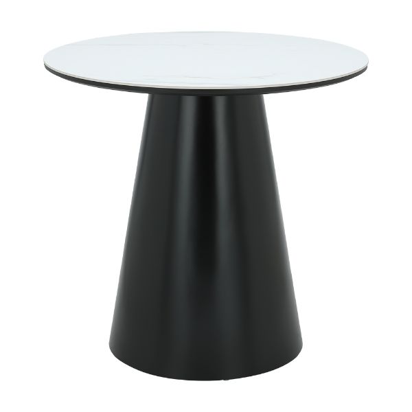 Picture of NEVA Dining table 80 cm. BK/WT