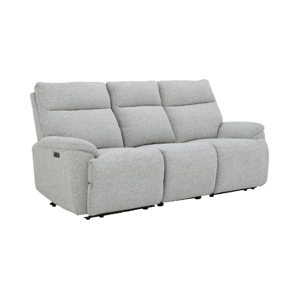 Picture of ROWENA Fabric power recliner 3/S LGY