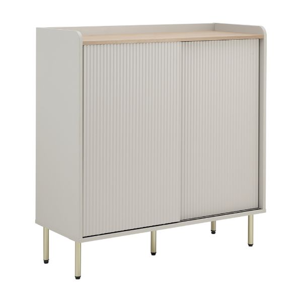 Picture of *SEOUL Low cabinet+dr.slide 100 cm. GY