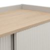 Picture of *SEOUL Low cabinet+dr.slide 100 cm. GY
